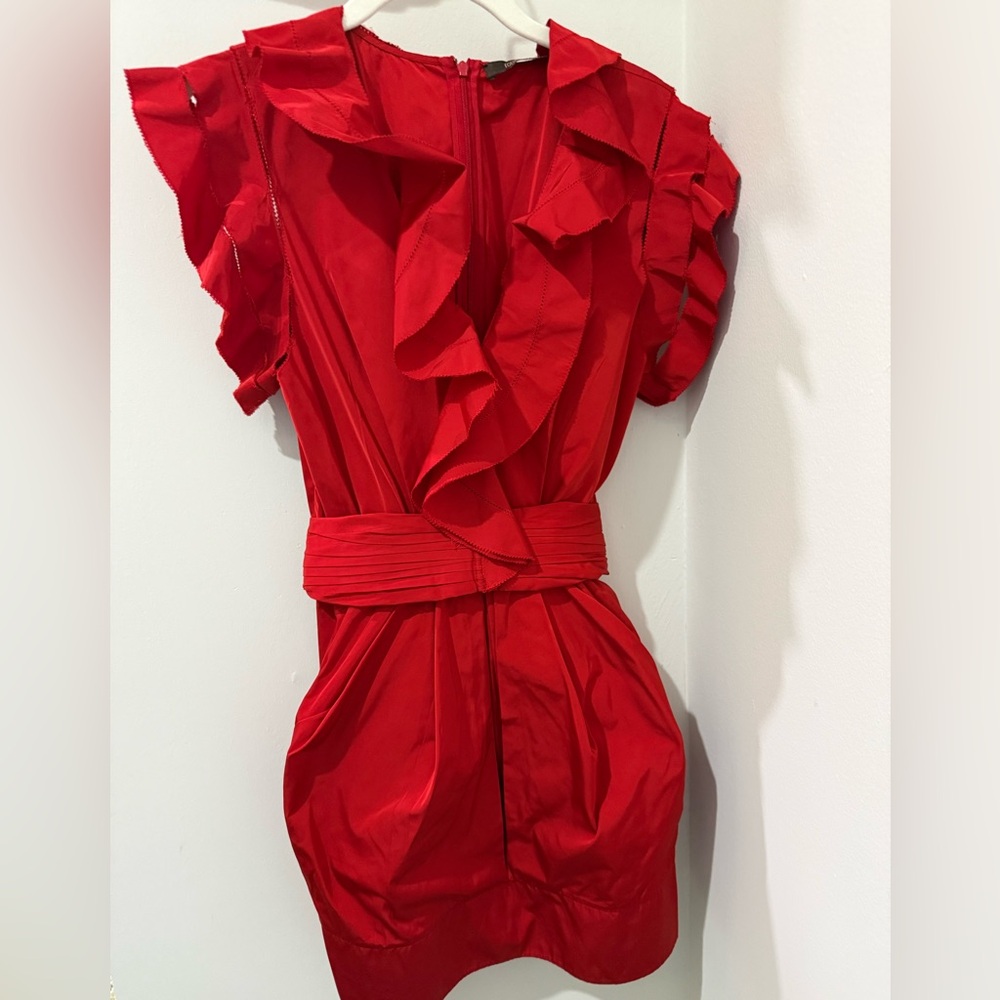 Roberto Cavalli Vibrant Red Dress - Picture 2 of 7